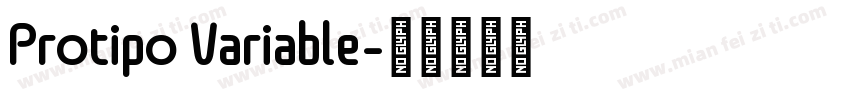 Protipo Variable字体转换